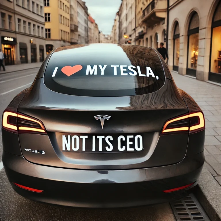 Autocollant anti Musk France : Les propriétaires de Tesla s’opposent à Elon Musk