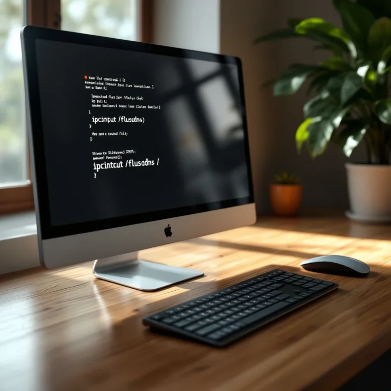 Comment réinitialiser la configuration réseau avec ipconfig /flushdns ?