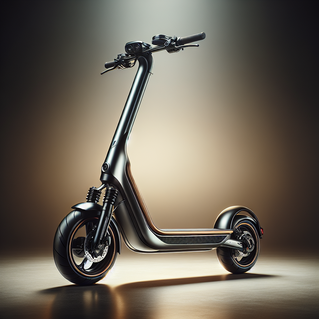 Trottinette électrique Navee UT5 avec design futuriste.
