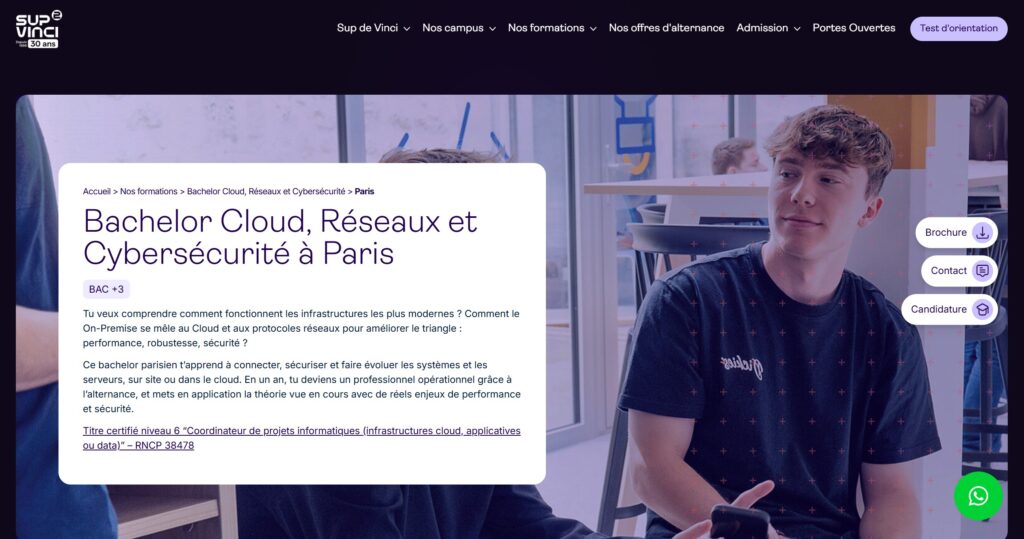 bachelor cloud reseaux securite bachelor cloud reseaux securite